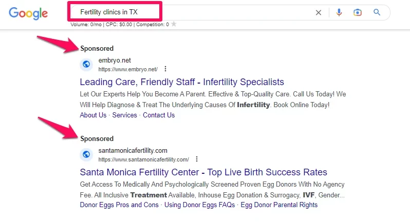 Health ads